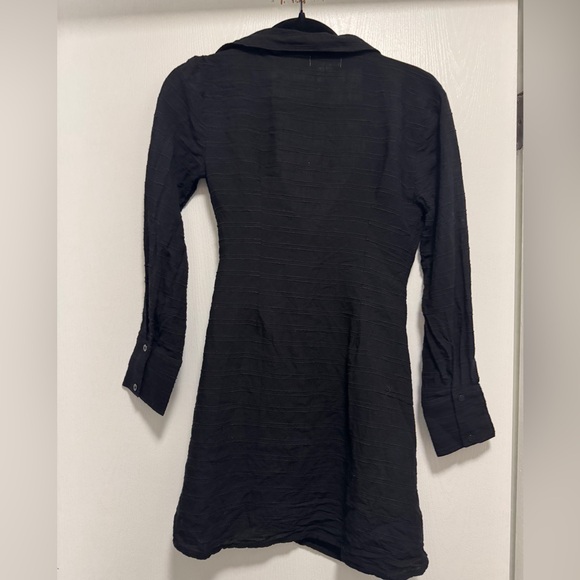 L*Space Black Wrap Mini Dress - Picture 6 of 8